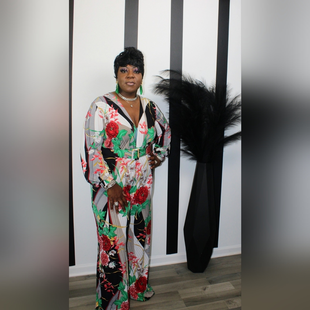NWOT Floral Jumpsuit